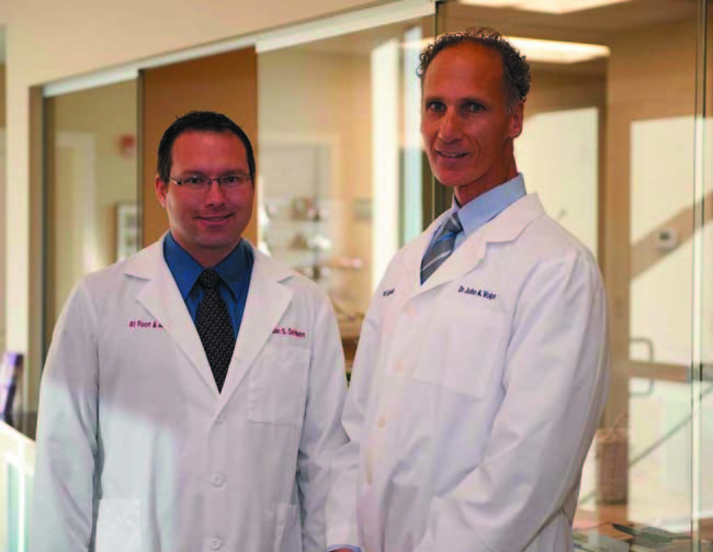 Visit Dr. John A. Volpe and Dr. Jordan S. DeHaven for the treatment of all your foot and ankle conditions.