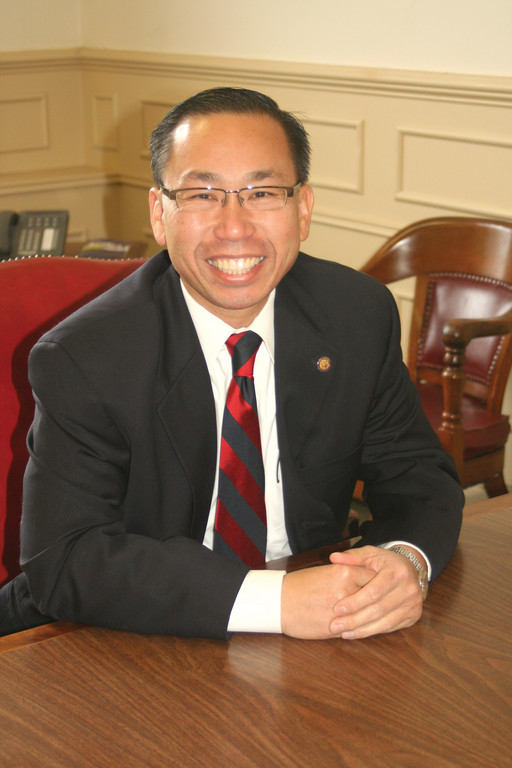 HAVING COME SO FAR: Cranton’s Mayor Allan Fung is in the middle of his second term and has just announced that he will run for governor of Rhode Island for 2014.