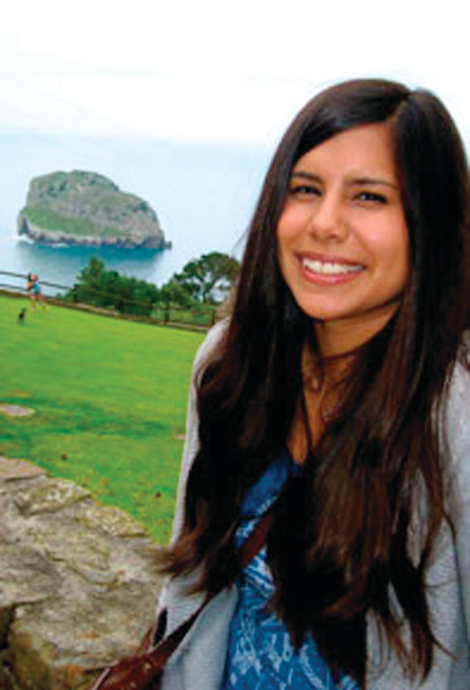JOURNEY OF A LIFETIME: Maria Briones, a 2014 graduate of the University of Rhode Island, left for Panama on June 16 as part of the Peace Corps Masters International Program.