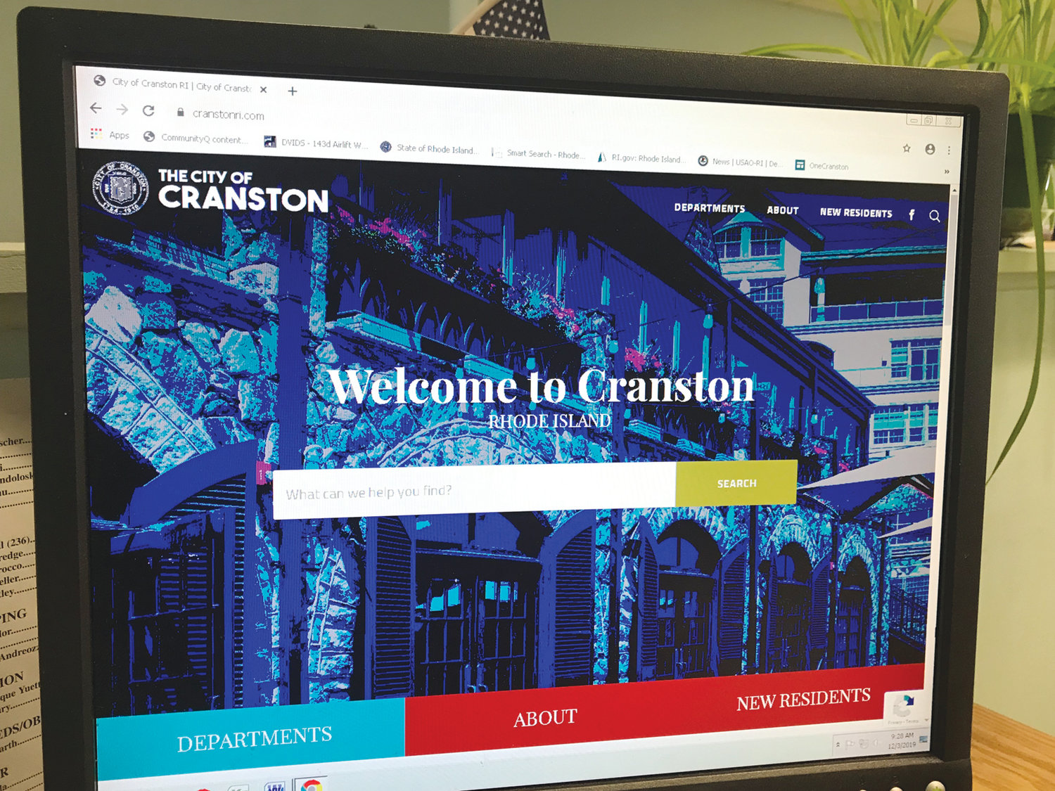 NEW LOOK: Visitors to the city’s online home at cranstonri.com have noticed a new look over the last week. The redesign took place over the course of 3½ months at a cost of $15,500.