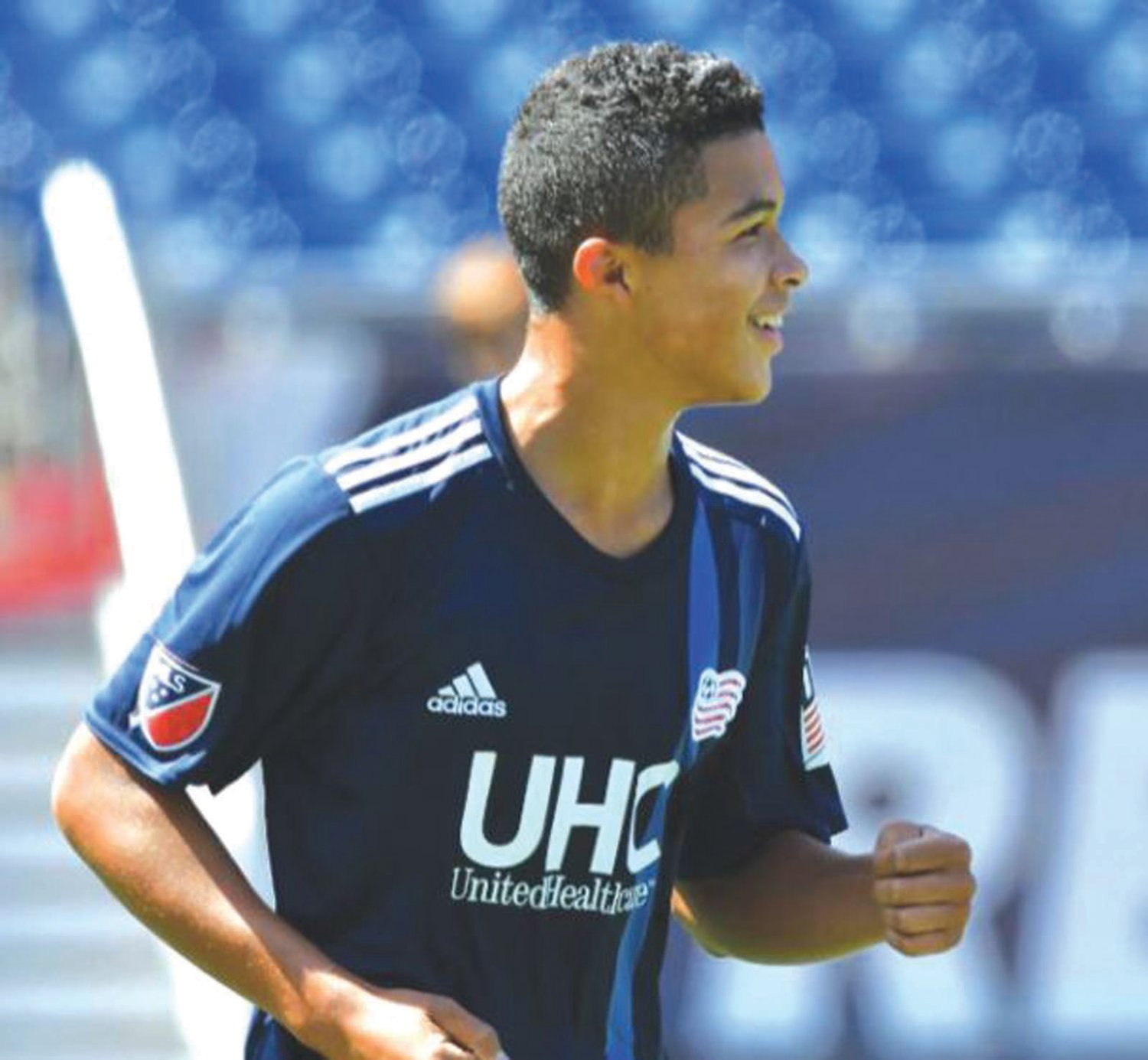 PLAYER OF THE WEEK: New England Revolution II player and Cranston native Damian Rivera. Rivera, who is currently in his second professional season, was recently named the league’s Player of the Week.