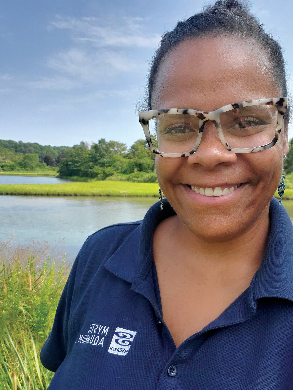 GETTING STUDENTS INVOLVED: Ayana Melvan acts as senior director for strategic partnership at Mystic Aquarium and has previously worked with Cranston students on past projects. She was also a part of a mentorship program that focused on  STEM.