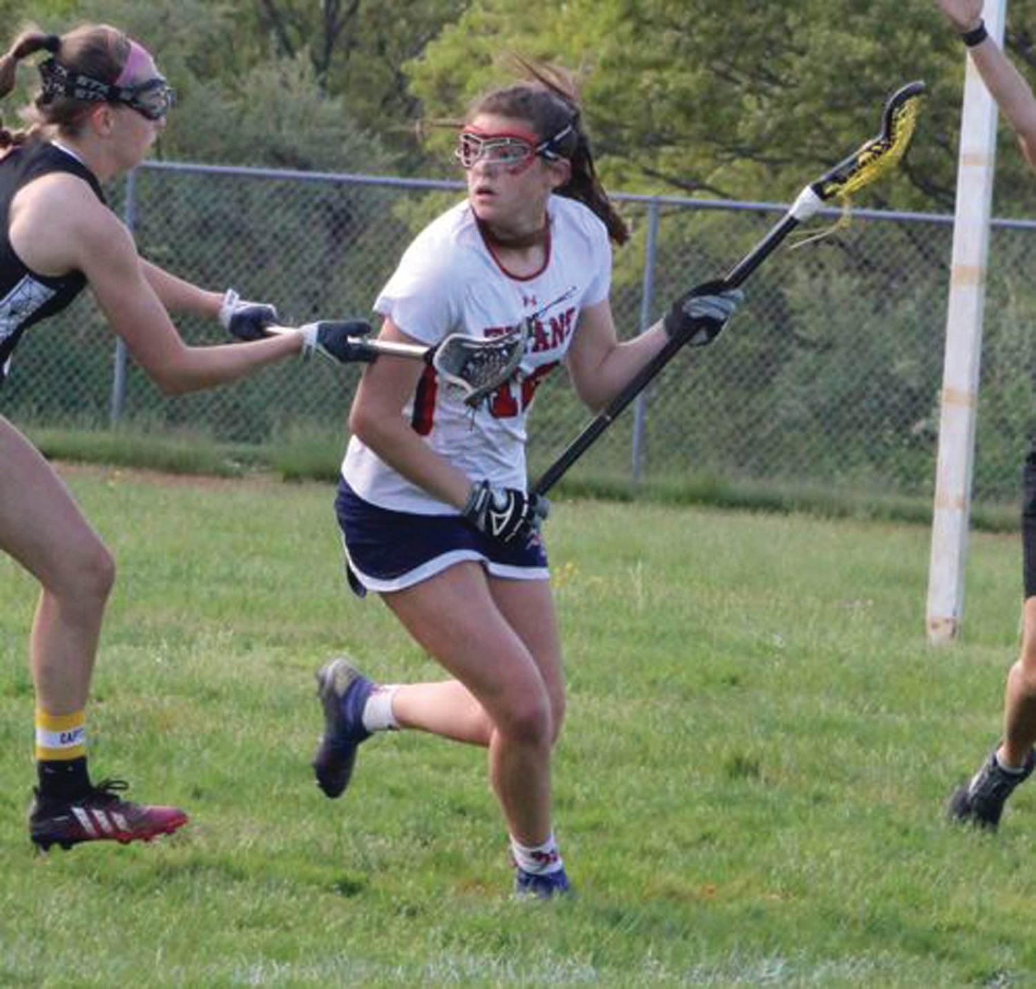 LEADING THE WAY: Toll Gate’s Addie Areson, who led the team with four goals. (Photos by Ryan D. Murray)