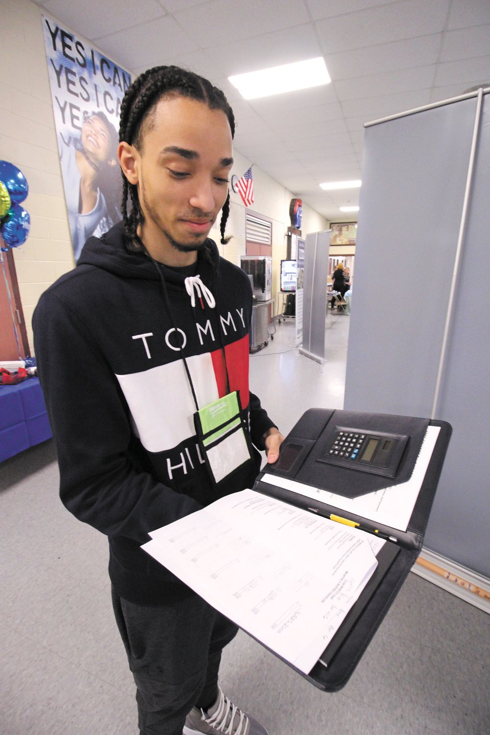 NOW THAT’S A LOT:  Syriis Price who has his career goal set on becoming a home care nurse was stunned to add up what he could expect to spend monthly on food. The total was $311.