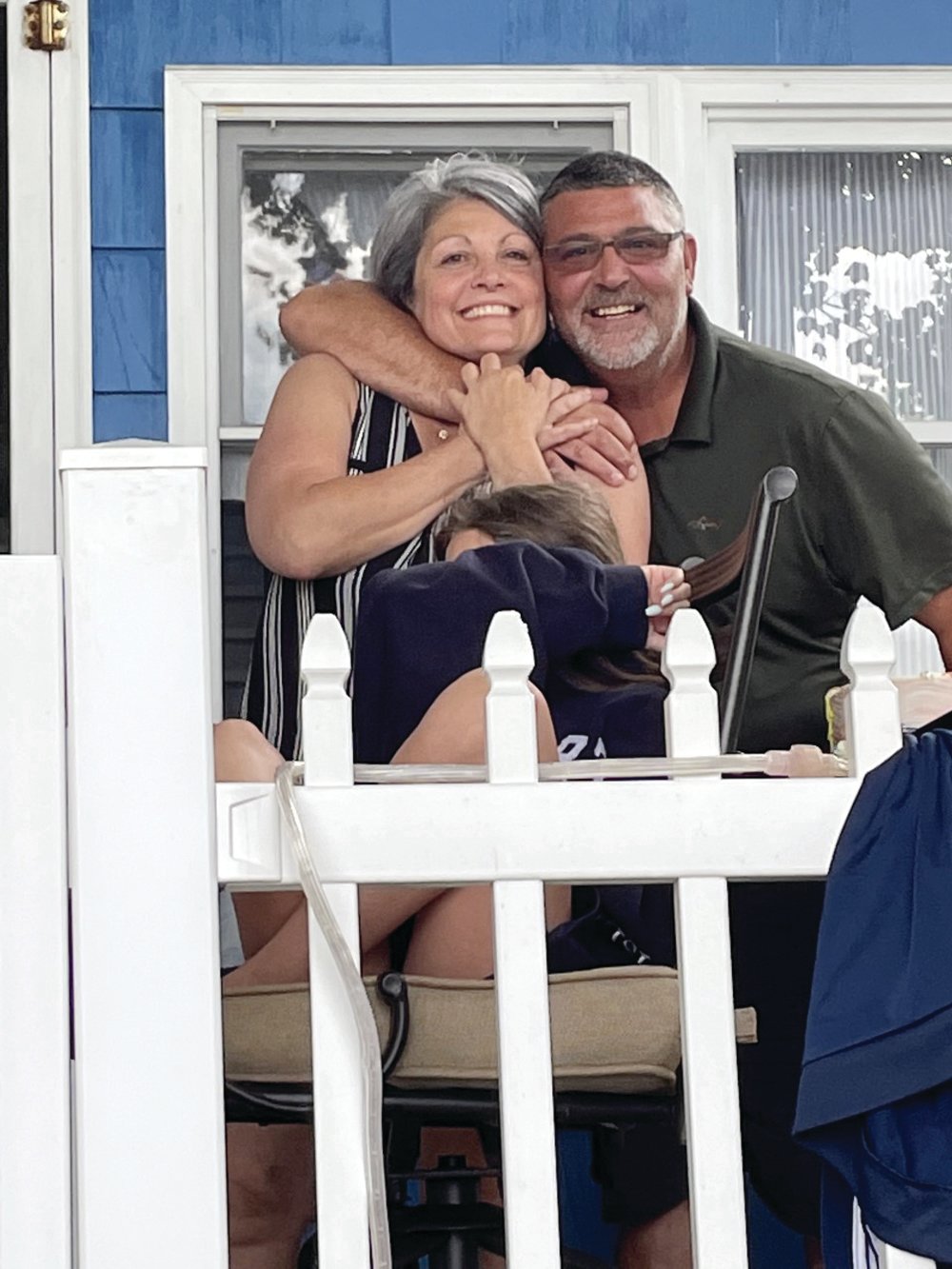 ALL SMILES: Patti and Billy smile for a photo. Billy was diagnosed with bile duct cancer in January and passed away Feb. 12 at age 55. To honor his memory, his sisters are looking to create a scholarship for Johnson and Wales University students.