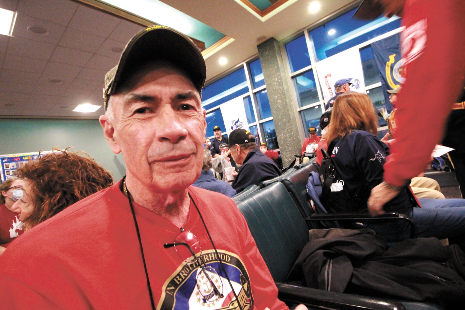 COMING HOME WAS A SURPRISE: Vietnam War veteran Richard Esposito of Cranston recalled events on completion of his deployment to Vietnam. Esposito served as a MP in Saigon.