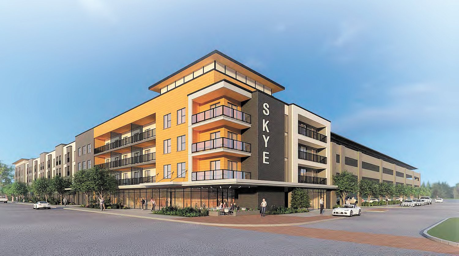 ONCE PLANNED, NEW PROPOSED: With the demand for office space declining and need for housing soaring, developer Mike Integlia is looking to build apartments on Jefferson Boulevard, not the offices as depicted in next photo.