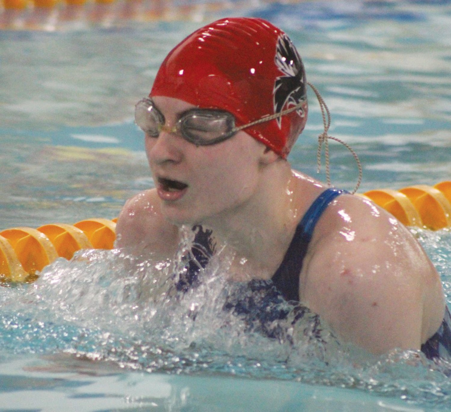 MEDLEY: West’s Zuzanna Bajer competes in the individual medley.