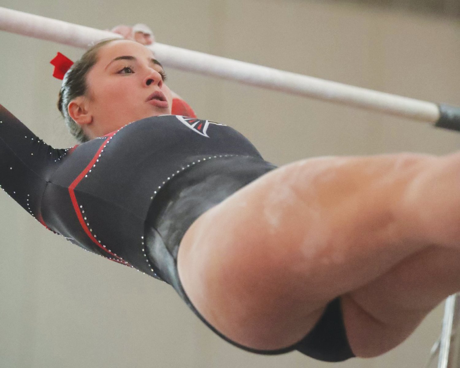 VAULT: Brooke Anderson competes on the vault.