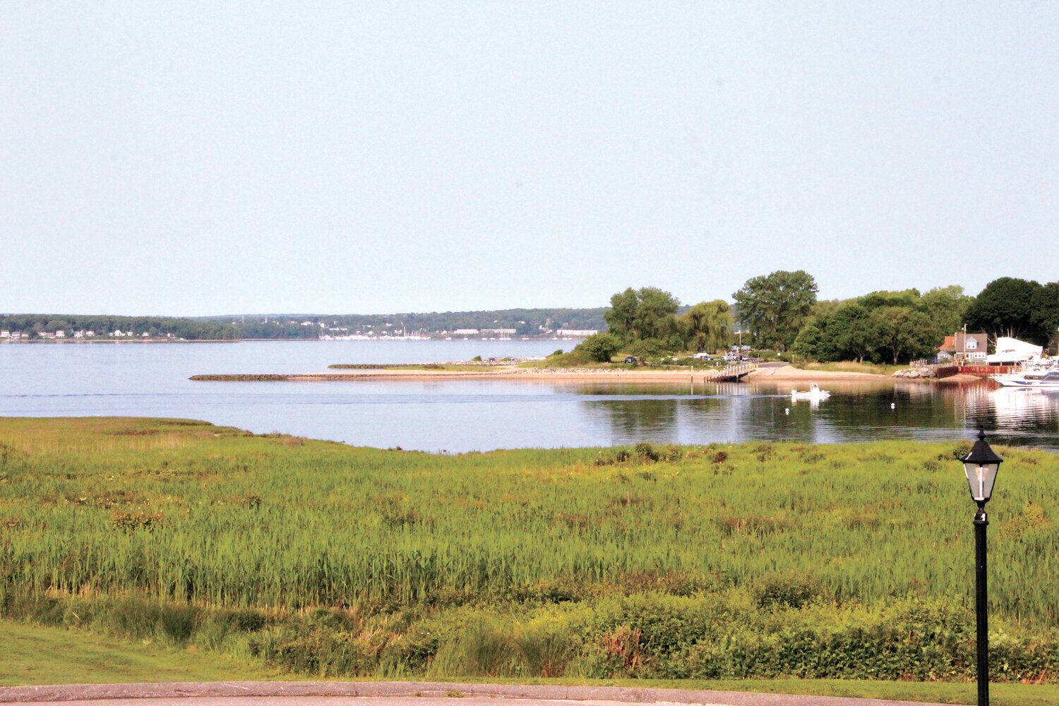 GREAT VIEWS: Guests and golfers can depend on views of Warwick Cove and Greenwich Bay if facing west or the fairways and greens of the 9-hole golf course to their east. (Warwick Beacon photos)