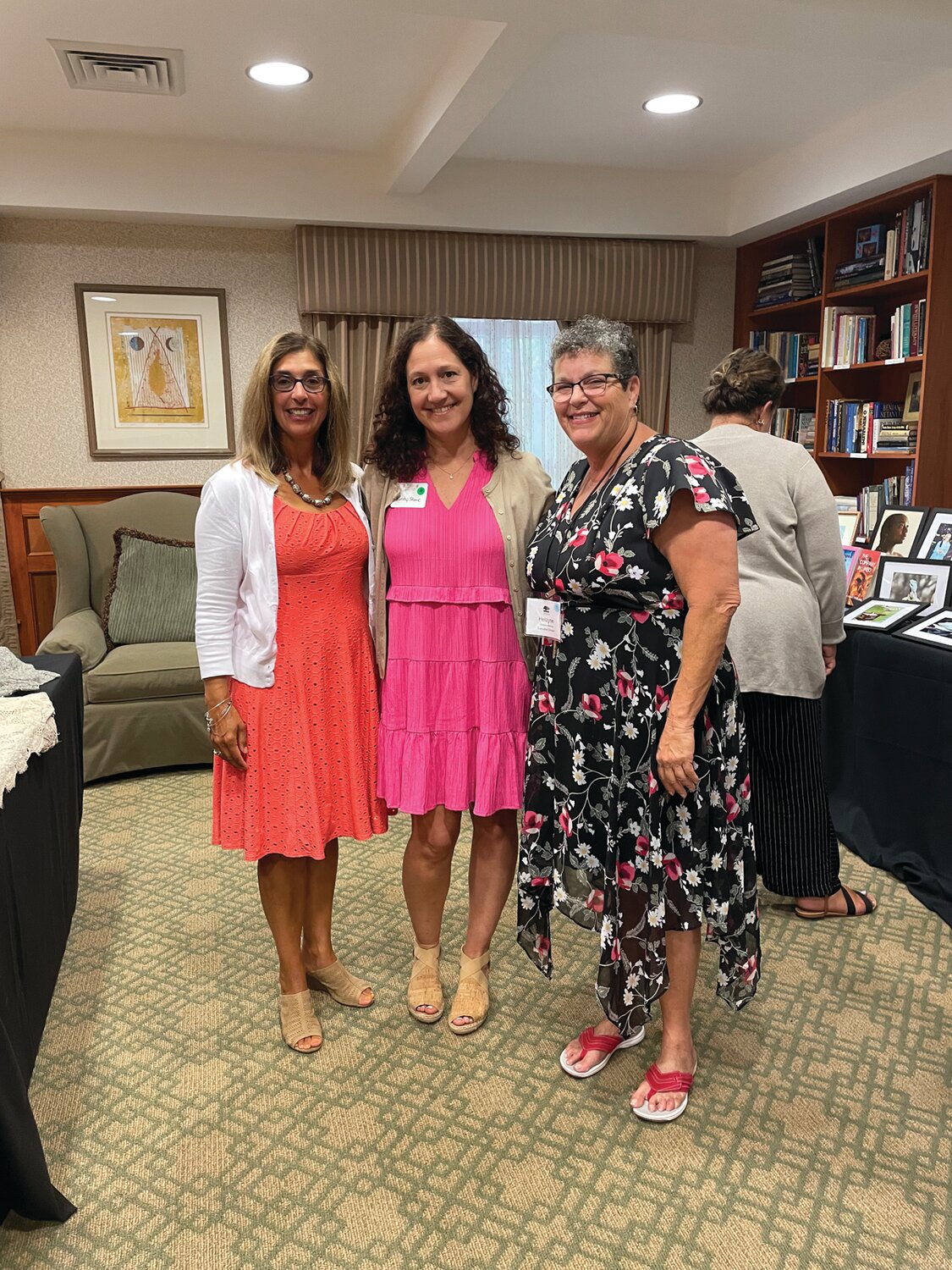 LADIES WHO RULE: Pam Morris, Mindy Stone and Halayne Goldstein-Rramirez are all smiles at the successful 20th anniversary party.